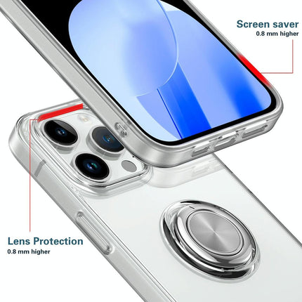 Tpu Phone Case With Ring Holder For Iphone 15 - Slim & Secure