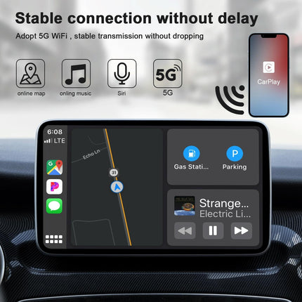 Wireless Carplay Adapter For Iphone - Usb & Usb-C