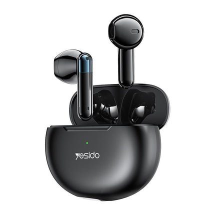 Wireless Noise-Cancelling Earbuds - Black