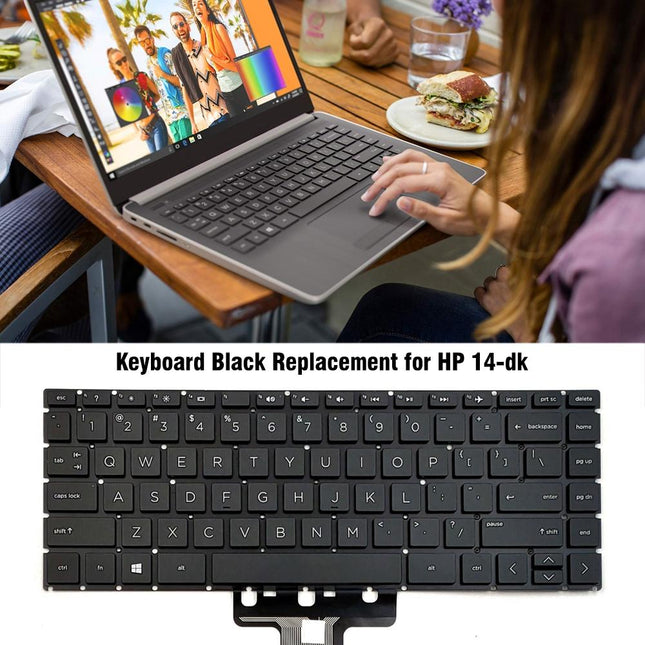 Hp 14 / 14S / 14-Dk / 14S-Dk Us Keyboard - Compatible