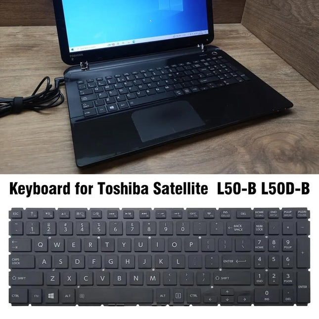 Toshiba Satellite L50-B / L50D-B Us Keyboard With Number Pad