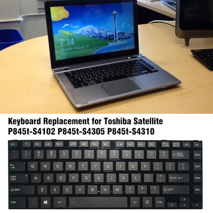 Toshiba L840 / L800 Keyboard With Frame - Black