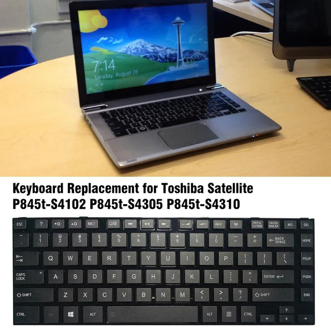 Toshiba L840 / L800 Keyboard With Frame - Black