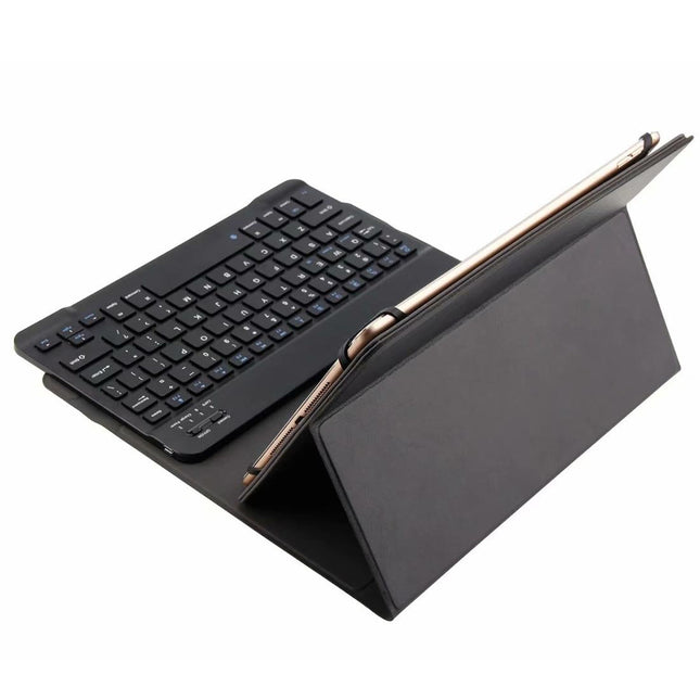 Universal 9.7-10 Inch Detachable Bluetooth Keyboard Tablet Case For Android Apple And Windows With Stand - Black