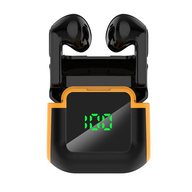 Intelligent Bluetooth Earphones With Digital Display - Pro 90 Hifi Black