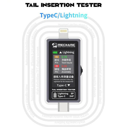 High Precision Digital Display Tail Insertion Tester For Lightning Devices