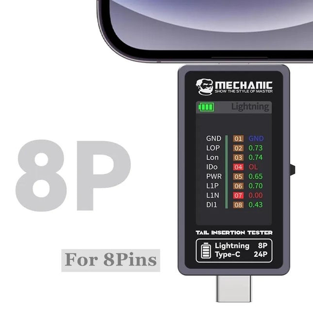 High Precision Digital Display Tail Insertion Tester For Lightning Devices