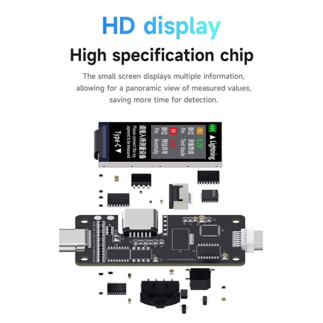 High Precision Digital Display Tail Insertion Tester For Lightning Devices