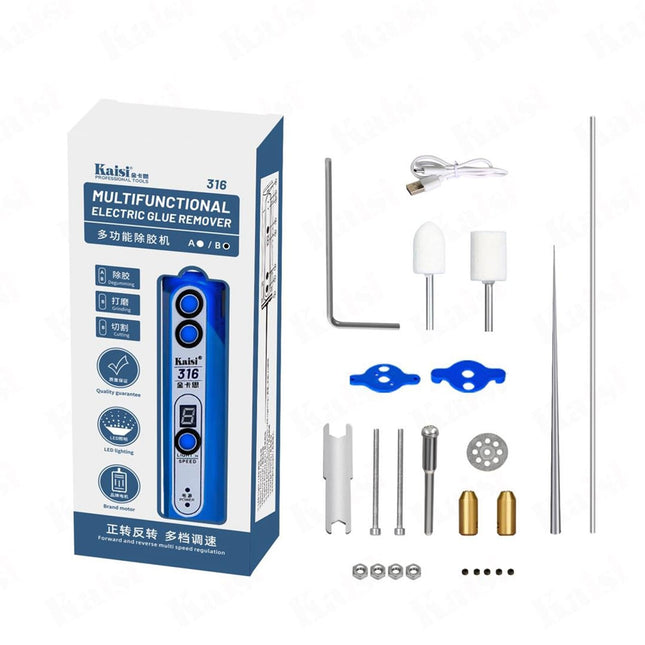 Electric Polish Glue Remover With Led Light - Kaisi 316B