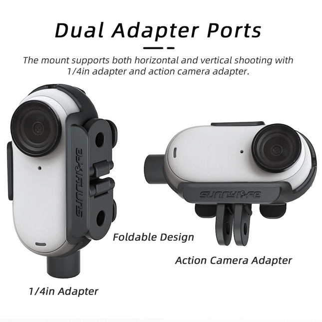 Insta360 Go 3 Protective Frame Cage Mounting Brackets Housing Case