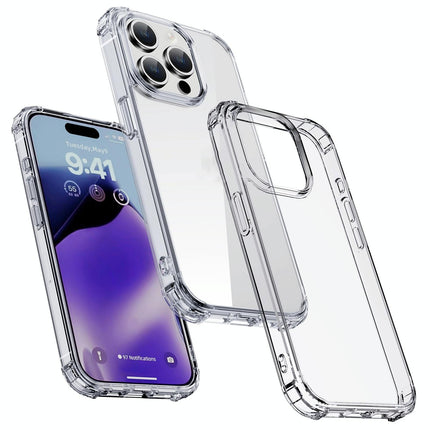 Crystal Clear Shockproof Phone Case For Iphone 15 By Ipaky