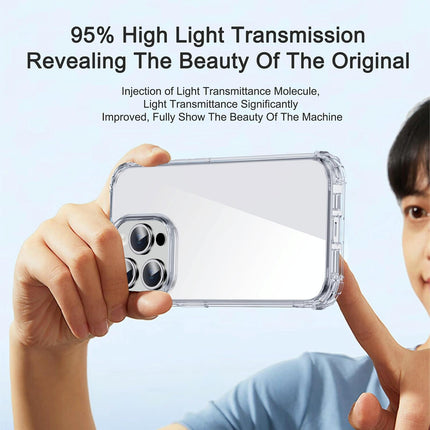 Crystal Clear Shockproof Phone Case For Iphone 15 By Ipaky