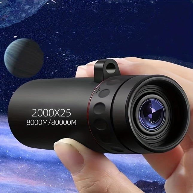 High Power 12X Hd Monocular Telescope - 2000X25 3.6 Inch