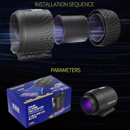 3-In-1 Quick Cooling Fan Fume Exhaust & Uv Lamp For Motherboard Repair