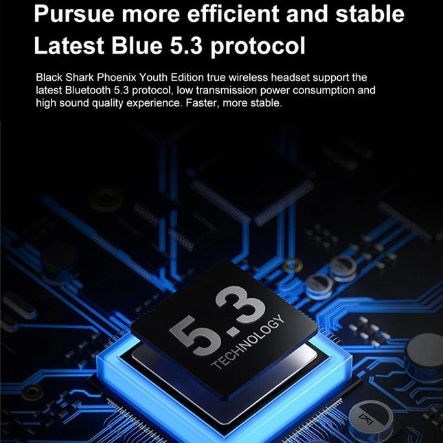 Wireless Black Shark Tws Bluetooth Earphones - Youth Edition