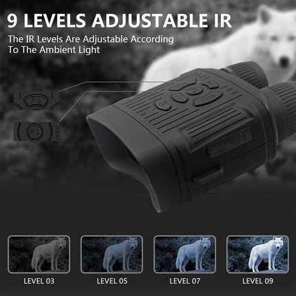 2.7K Hd Infrared Night Vision Binocular For Outdoor Hunting