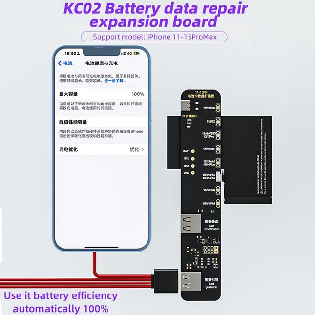 Efficient Battery Repair Board For Iphone 11 / 15 Pro Max - I2C Kc02 Expansion