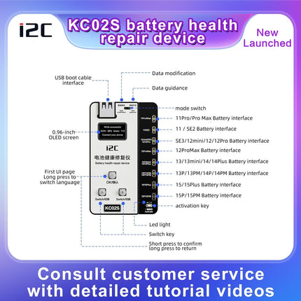 Iphone Battery Recovery Device For 11 / 15 Series - I2C Kc02S