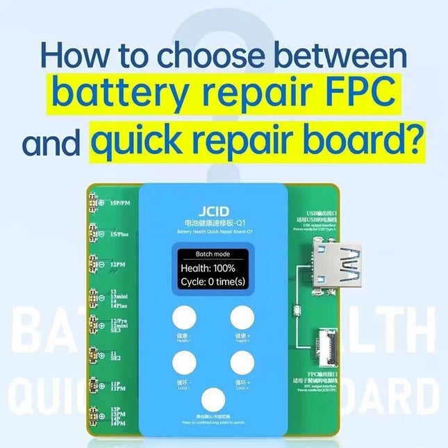 Iphone 11 / 15 Pro Max Battery Health Repair Board - Jcid Q1