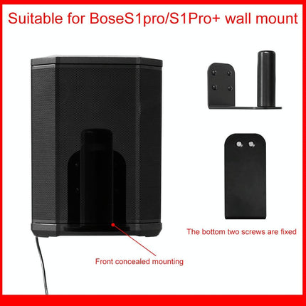 Bose S1 Pro / S1 Pro+ Metal Wall Mount Bracket - Black