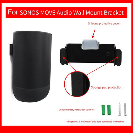 Wall Mount Bracket For Sonos Move Speaker - Black