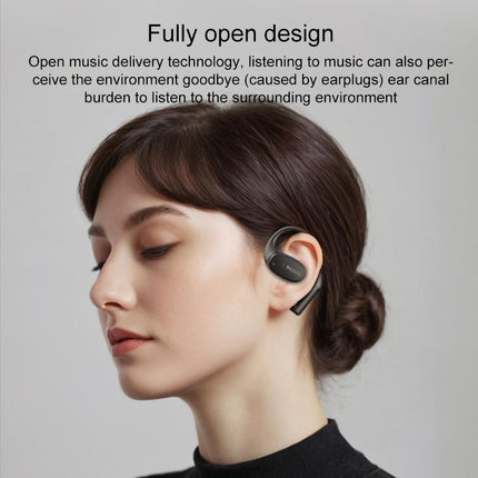 Black Open Wireless Bluetooth Earphones - Ysp18 Ows