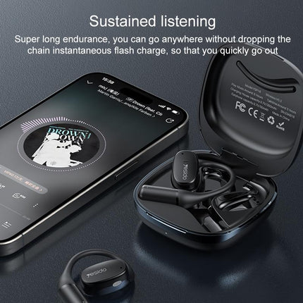 Black Open Wireless Bluetooth Earphones - Ysp18 Ows