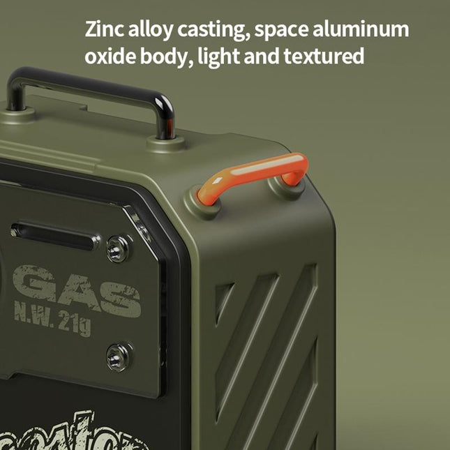 Oil Barrel Bluetooth Earphones - Black / Green Tws