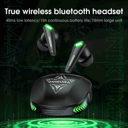 Wireless Bluetooth Earphones With Mic - Black