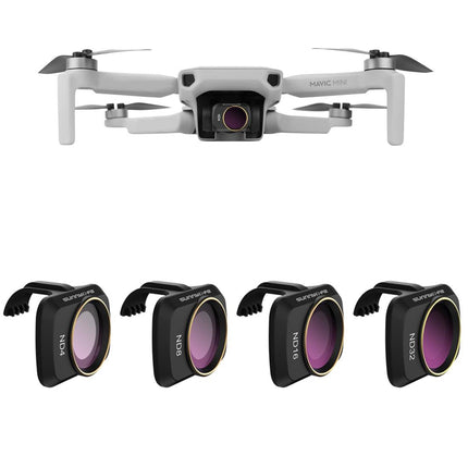 4-In-1 Drone Lens Filter For Dji Mavic Mini / Mini 2 - Mm Fi9256
