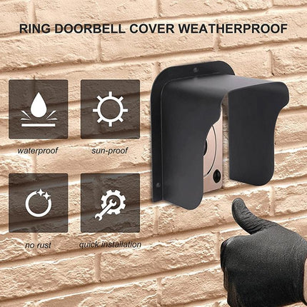 Waterproof Video Doorbell Cover - Metal Protection Box