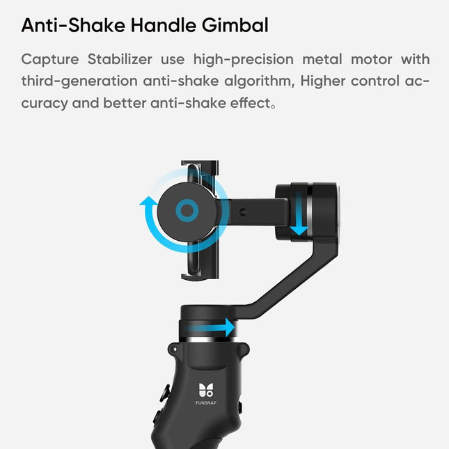 Capture1 Outdoor Video Gimbal Stabilizer - Black