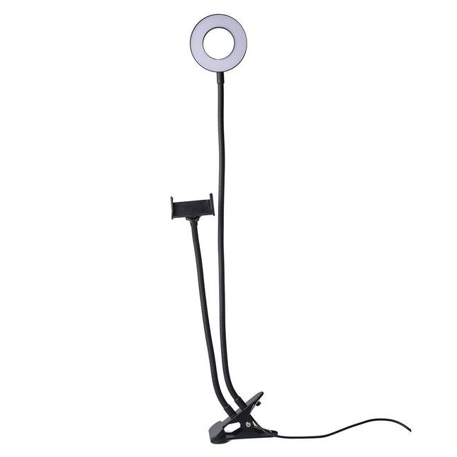 Adjustable 3.5 Live Broadcast Led Fill Light With Phone Clamp