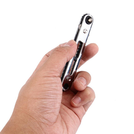 9-In-1 Thin Ratchet Wrench Set - Straight