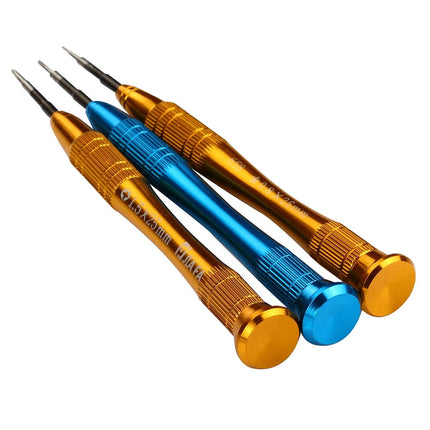 12.5Cm 3-In-1 Precision Metal Screwdriver With Pentagonal Tip