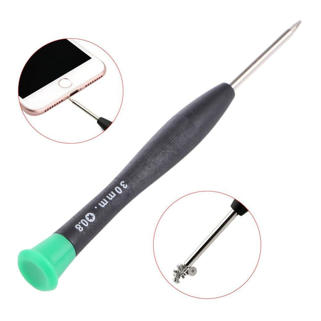 Jf-614 Mobile Phone Repair Tool - 0.8 Five Star Screwdriver Green