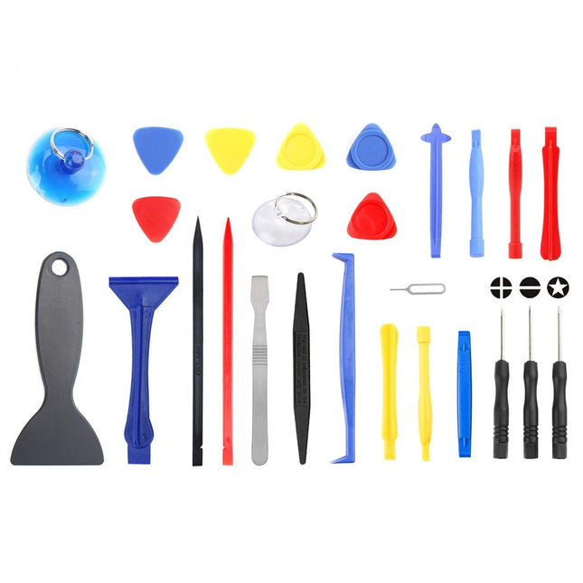 26-Piece Metal Plastic Repair Tool Kit With Crowbar And Spudger