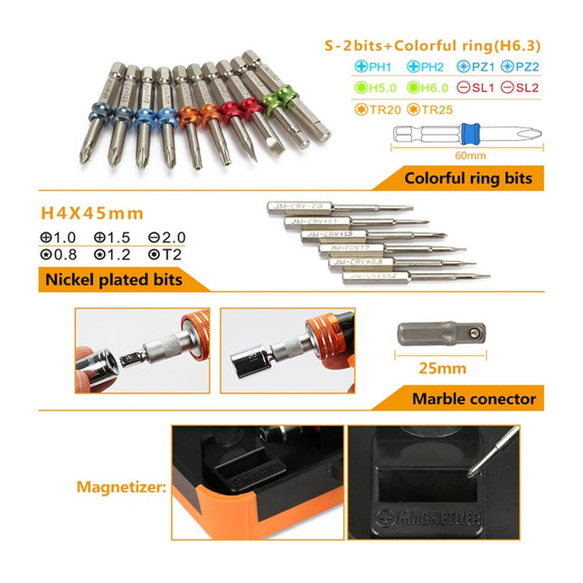 Professional 31-In-1 Screwdriver Repair Tool Set