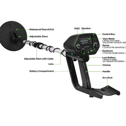 Underground Metal Detector - Detects Up To 30Cm