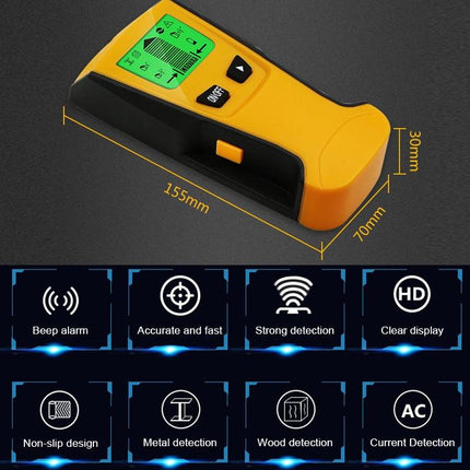 3-In-1 Wall Metal Detector For Voltage Cable And Metal Detection