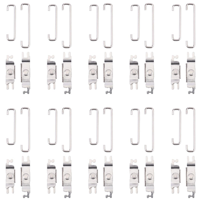 10-Piece Power / Volume Badge Holder With Spring Hooks For Iphone X 13 Pro Max