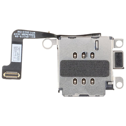Single Sim Card Holder Socket For Iphone 15 Plus With Flex Cable