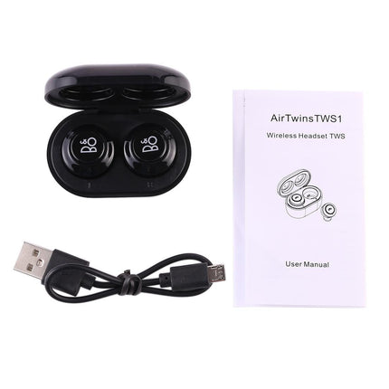 Wireless Stereo Earphones With Magnetic Charging Box - Air Twins Tws1