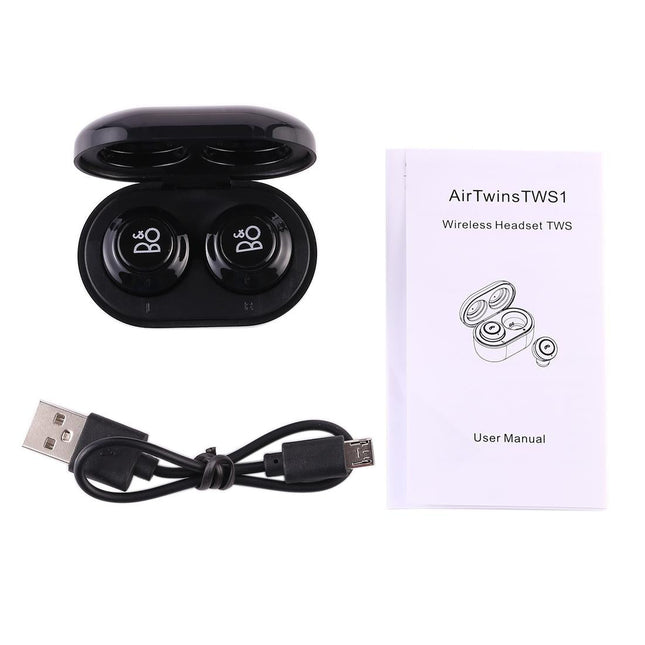 Wireless Stereo Earphones With Magnetic Charging Box - Air Twins Tws1