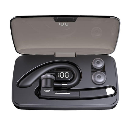 Rotatable Bluetooth Earphone With Charging Box & Digital Display