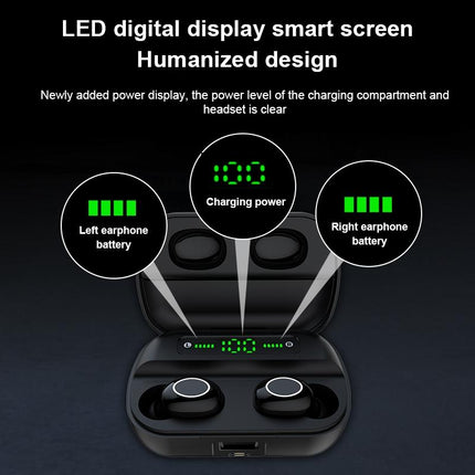 Wireless Touch Earbuds With Magnetic Charging Case