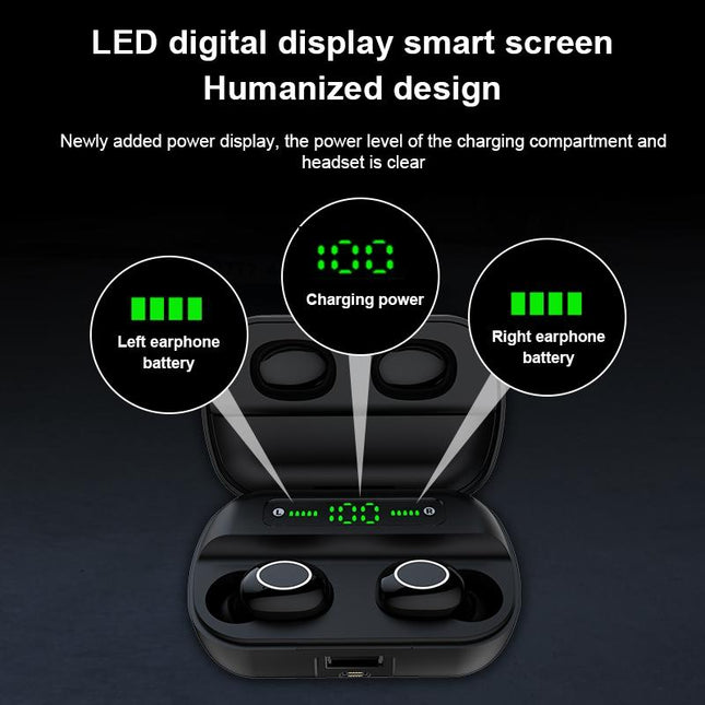 Wireless Touch Earbuds With Magnetic Charging Case