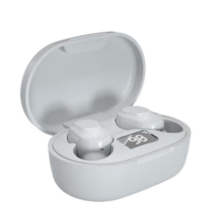 Wireless Bluetooth Earphone With Noise Reduction & Charging Box - Led Display