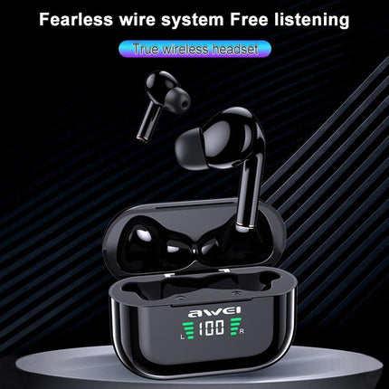 Wireless Tws Headset With Bluetooth 5.0 And Led Display