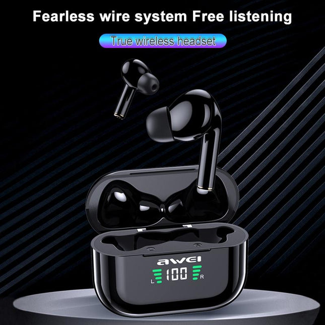 Wireless Tws Headset With Bluetooth 5.0 And Led Display